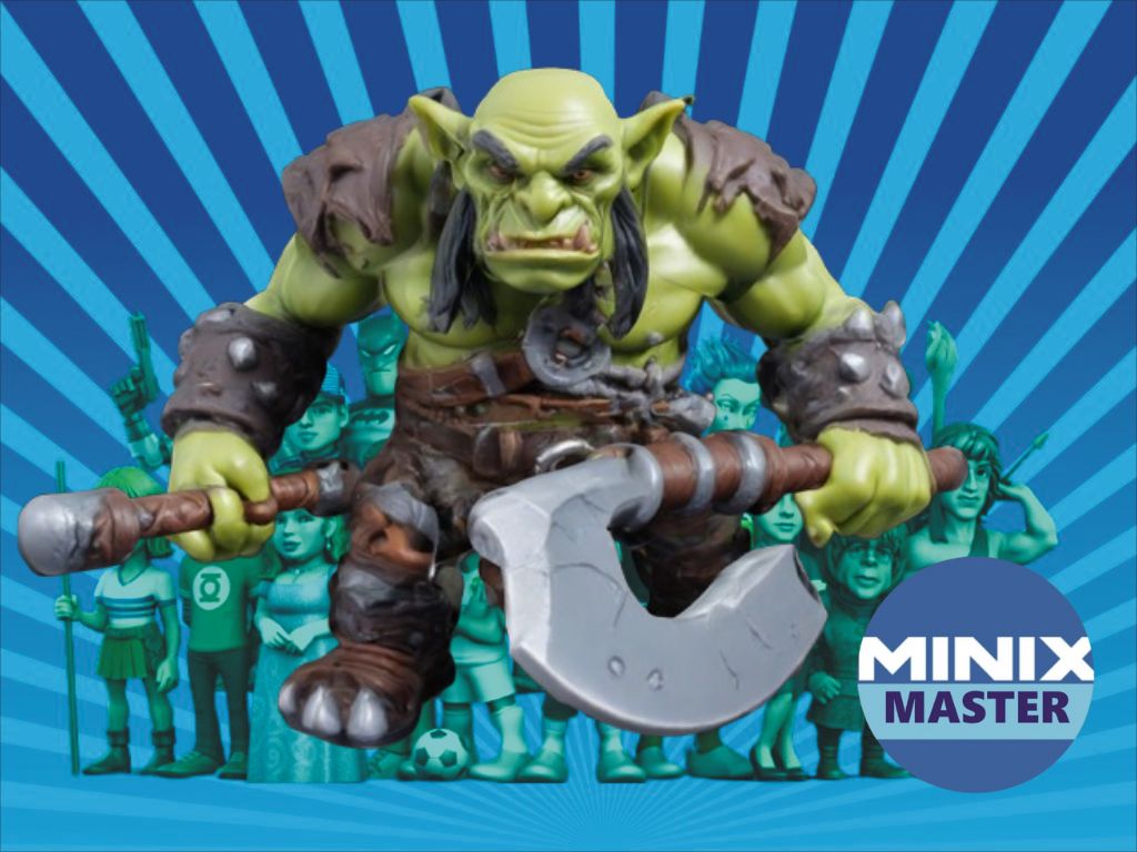 orc warcraft minix figure