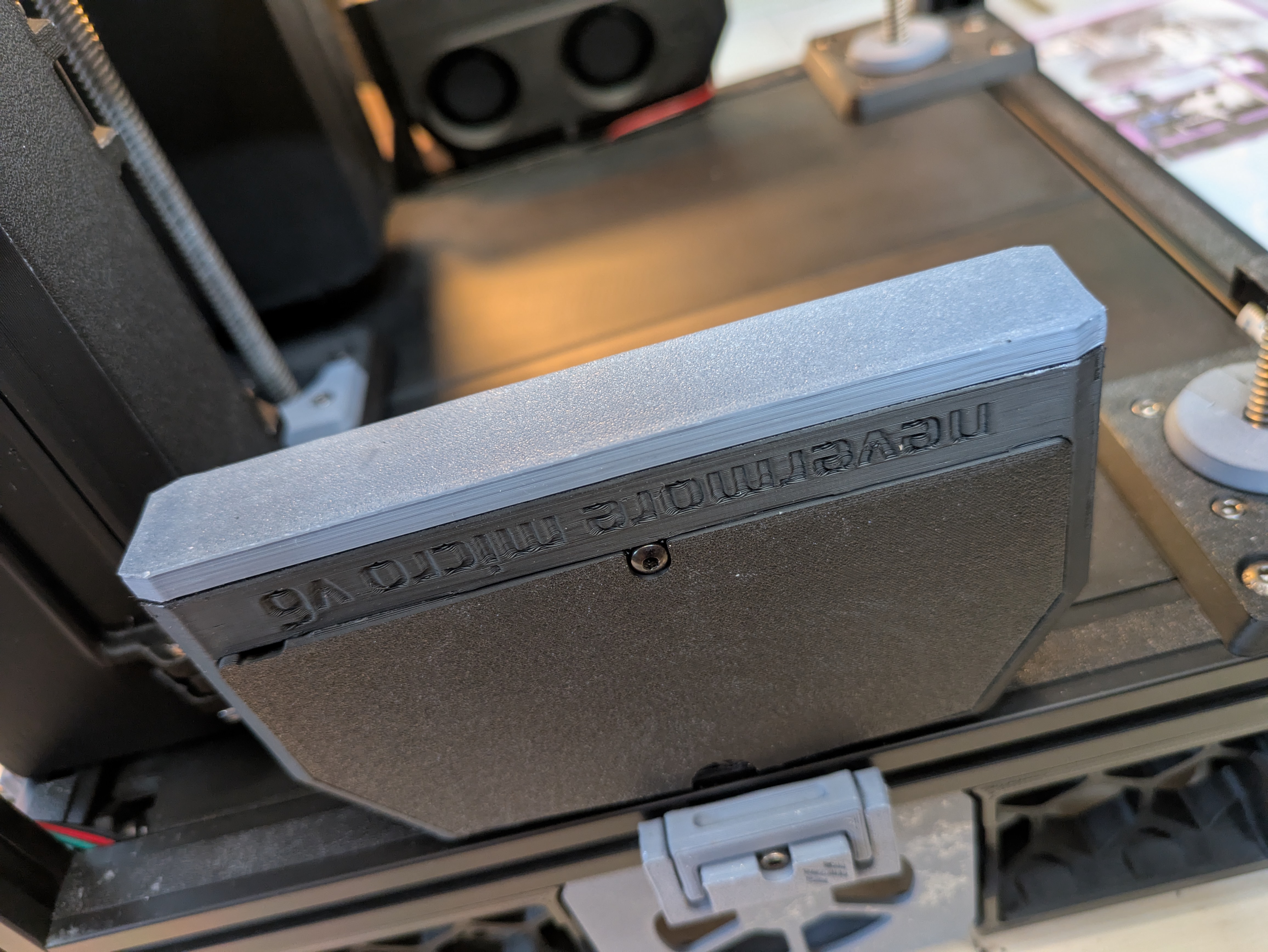 Blank lid for Nevermore V6 filter ducts