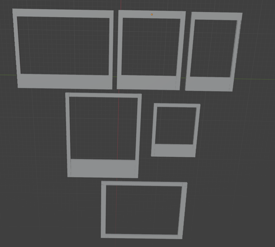 Instant Film Borders for Lithophanes (Instax, Polaroid, and Type 100)