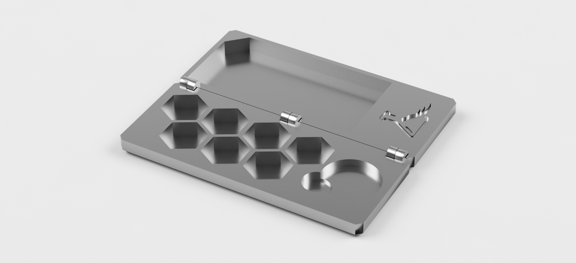 Hinged Pokémon Dice Vault with Magnets remix