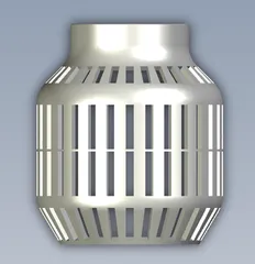 Shop Vac Exhaust Diffuser Baffle V2