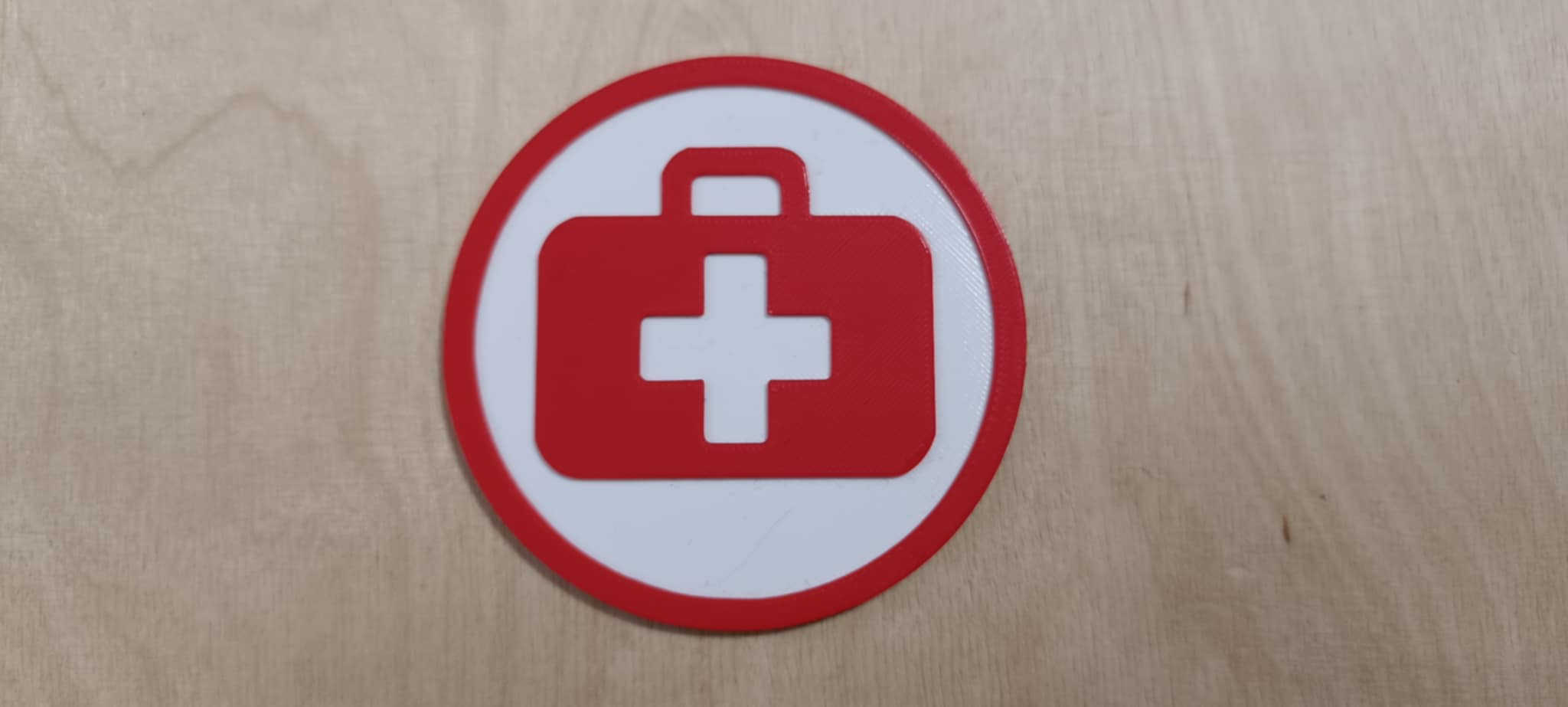 Emergency kit sign / keychain