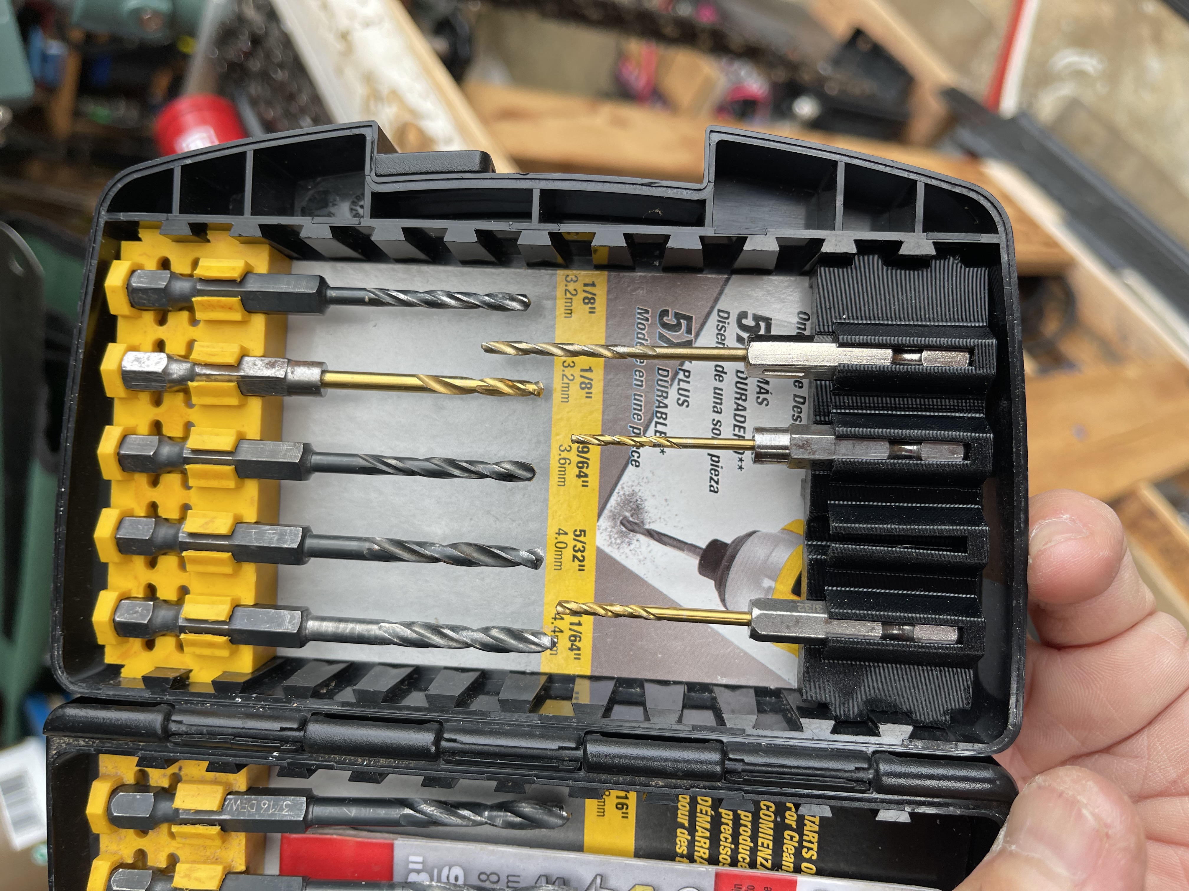 Dewalt, hex bit, case, INSERT