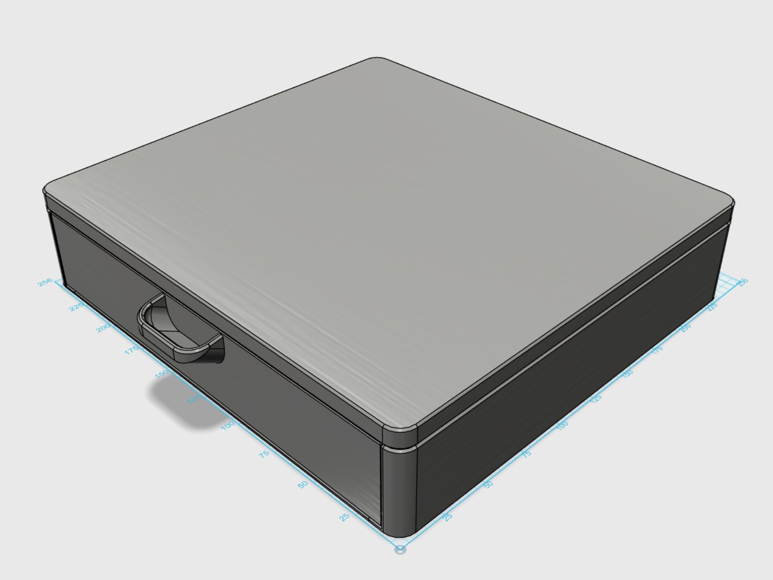 Modular Gridfinity Drawer 5x5x5U (one piece)
