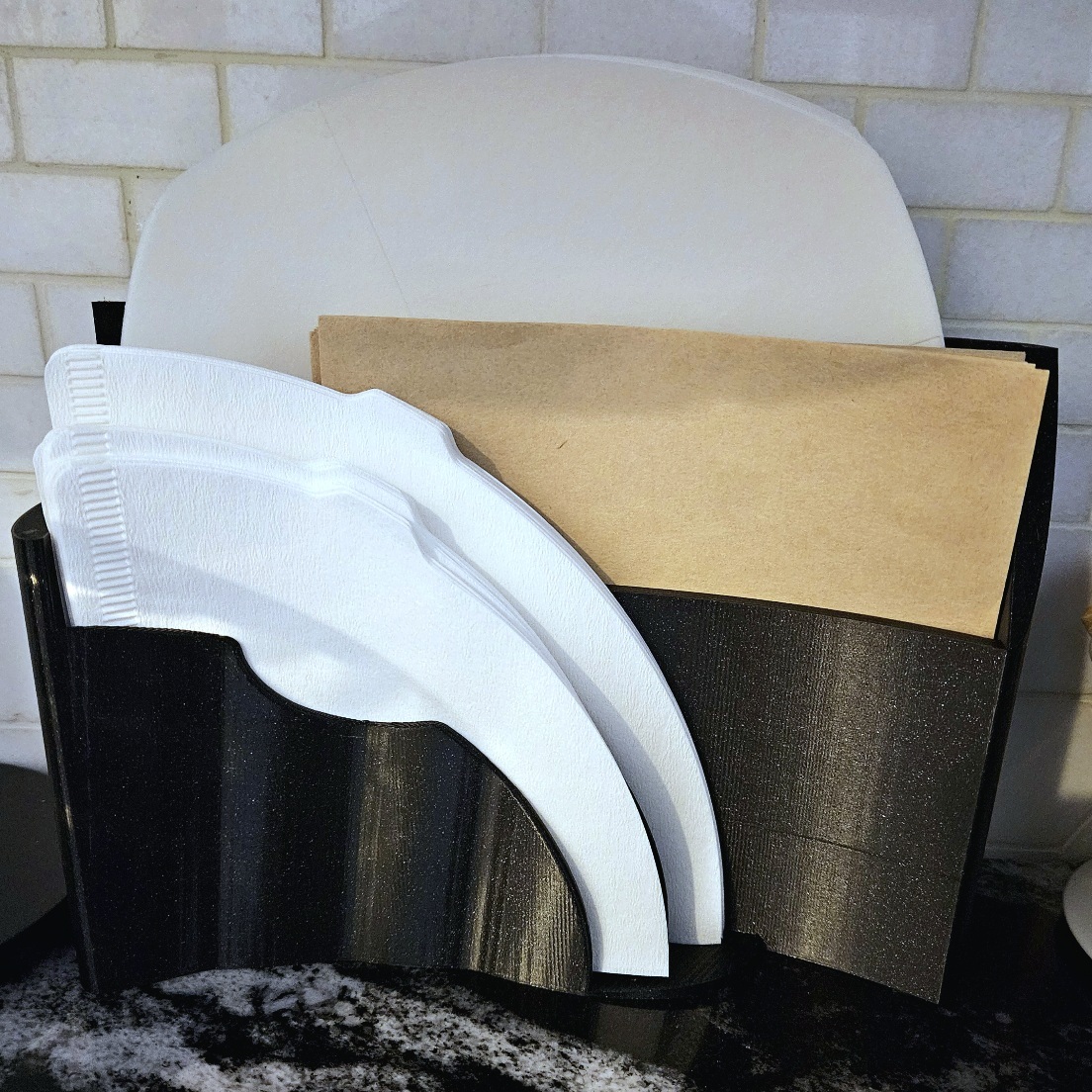 Multifilter Caddy for coffee filters (Sibarist Fast Flat Medium, Chemex, V60 03, V60 02)