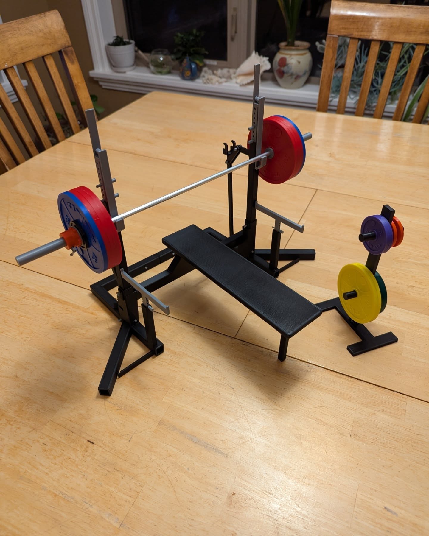 Titex Calibrated Powerlifting Barbell and Plates 0.25kg to 25kg plates with collars