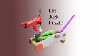 Lift Jack Functional puzzle