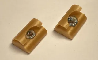 M3nEs alternative SPRING LEAF NUTS (M3,M4) used on PRUSA printers