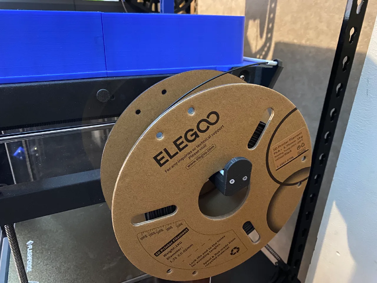 Flashforge Adventurer 5M (AD5M) IMPROVED, SIDE-MOUNT Spool Holder