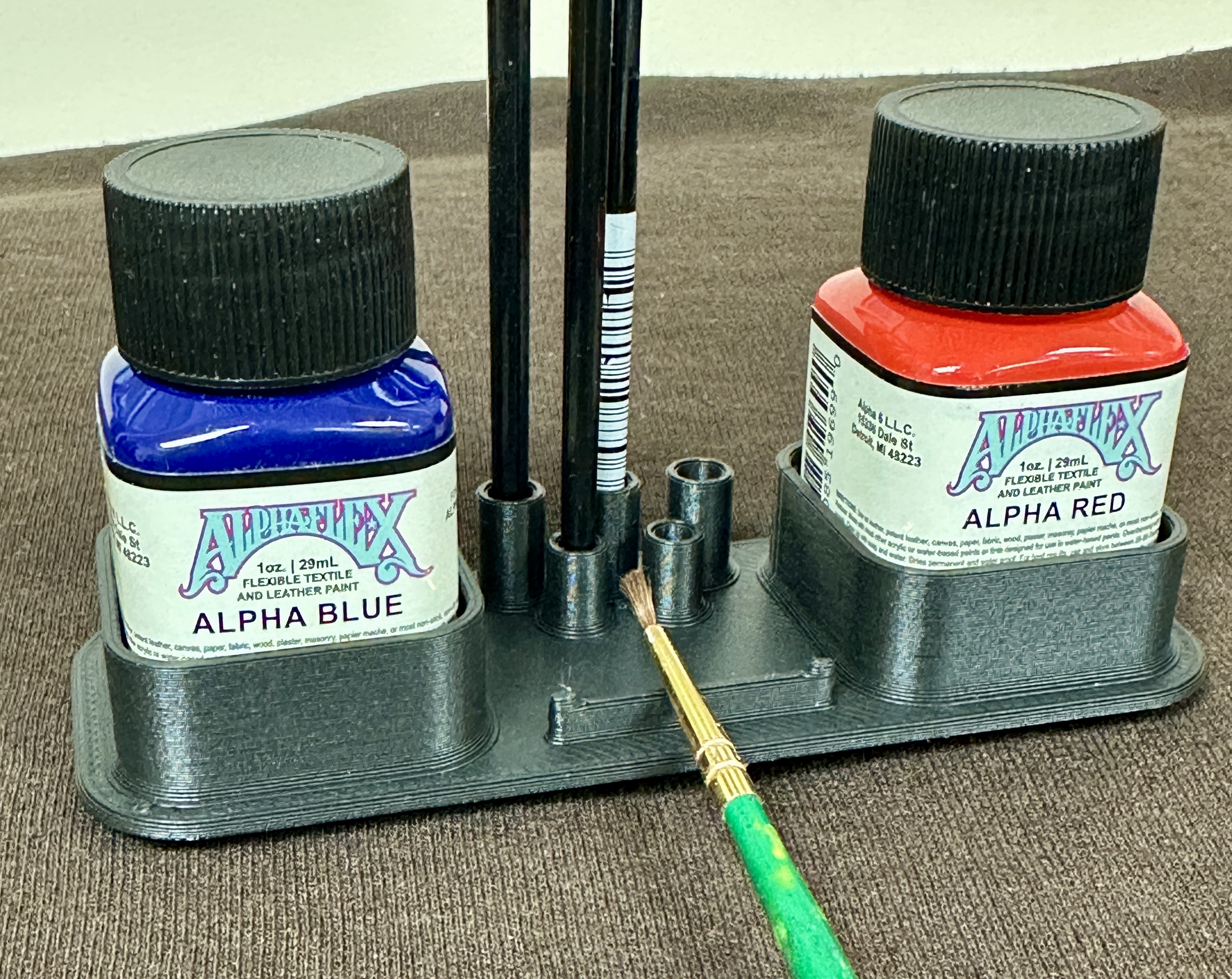 Holder for Alphaflex 1 oz Flexible Textile & Leather Paint
