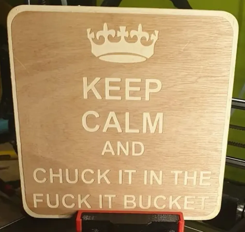 Chuck it in the f it bucket
