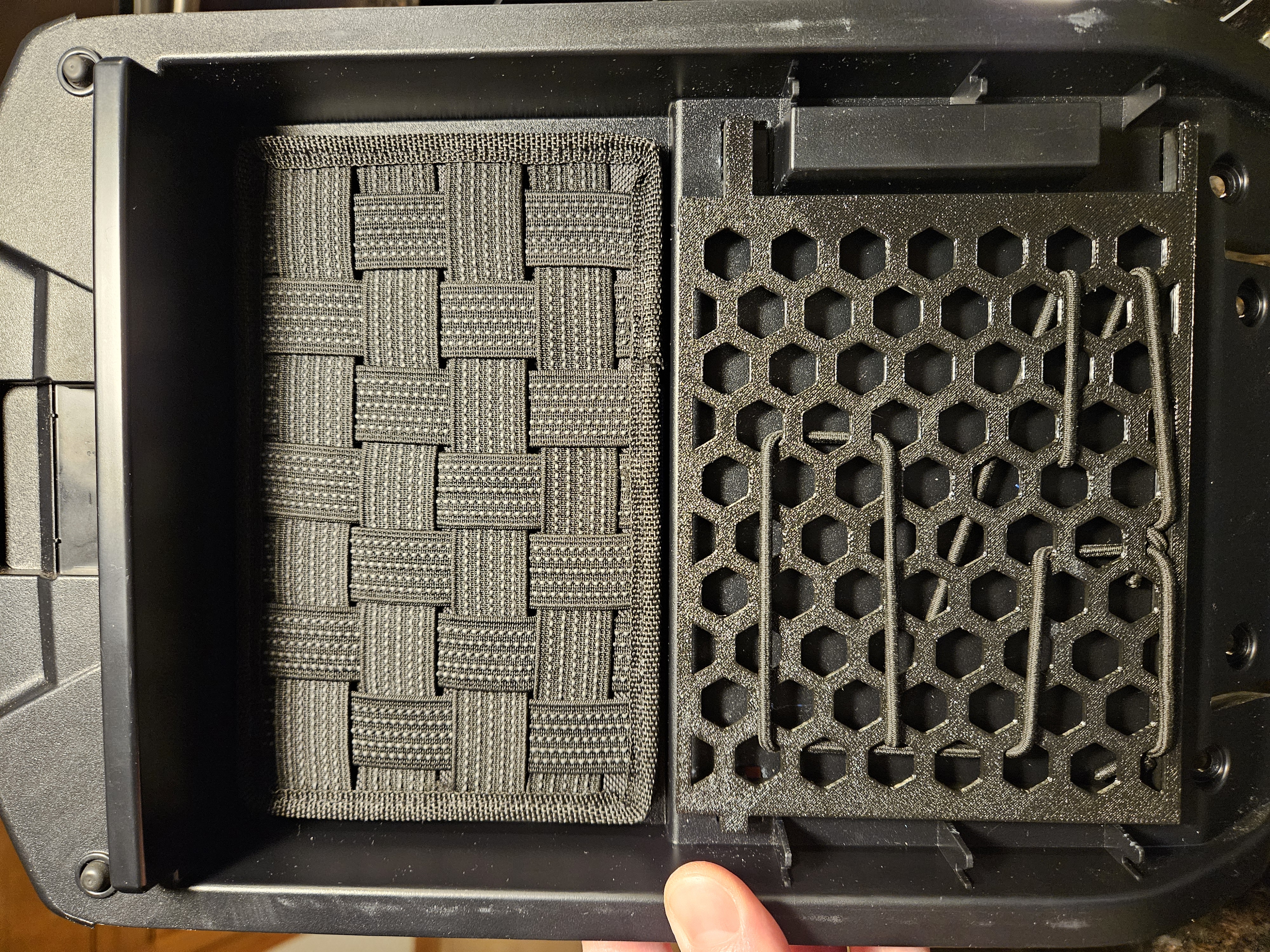 4Runner 5th Gen Center Console Box Lid Molle or Hex Panel
