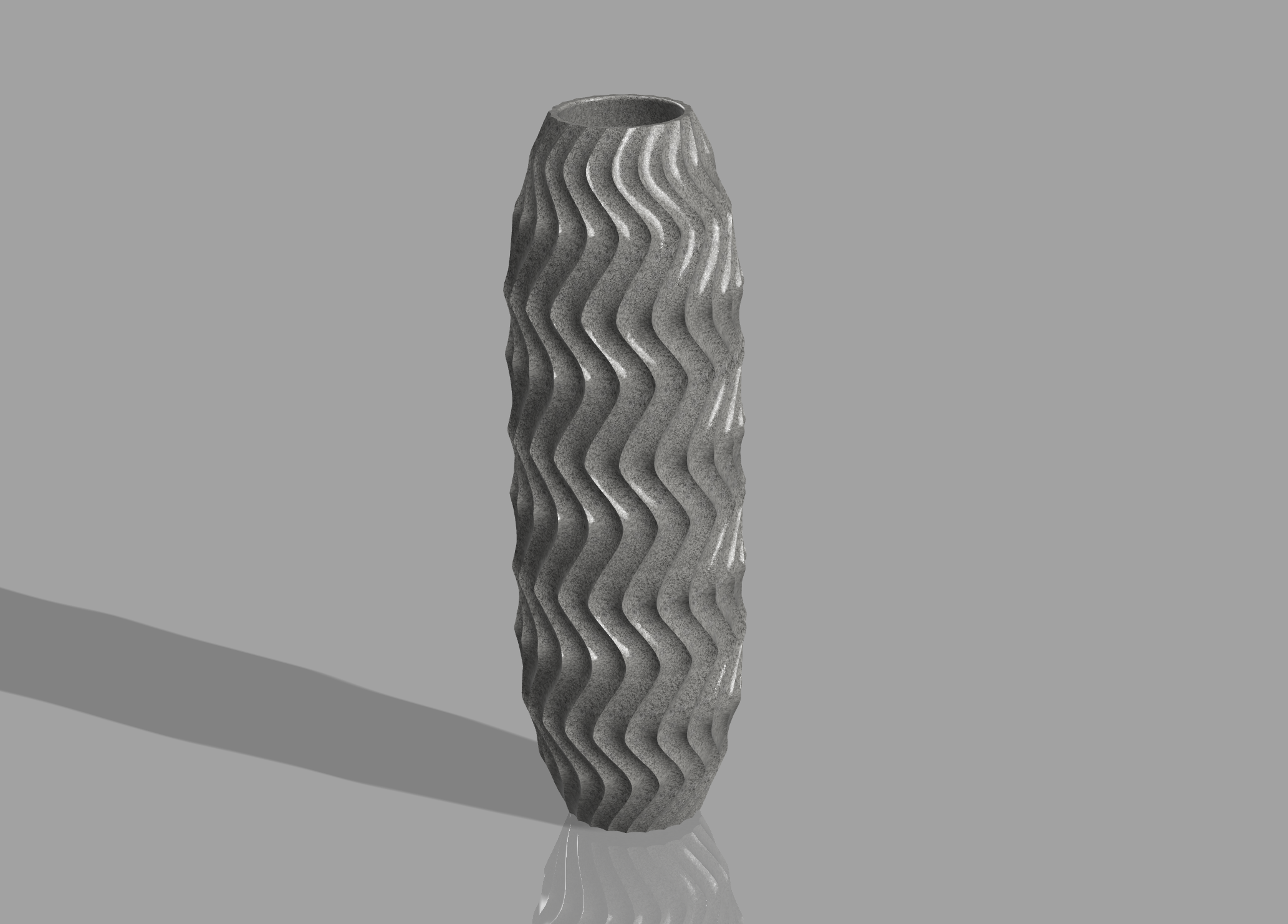 Vase 93 - Sine Wave Texture