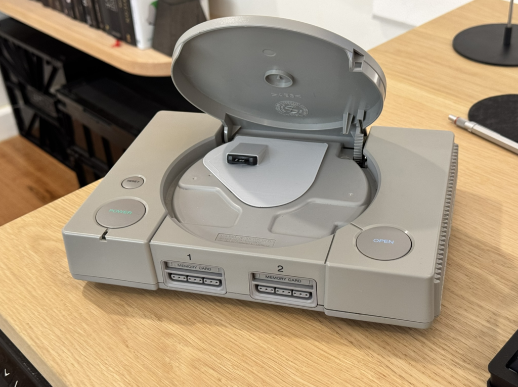 PlayStation 1 xStation ODE microSD hood cover mount for PS1 SCPH 1000 1001 1002