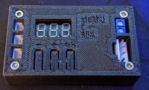 12-48V 4wire PWM 1X4L Fan Temperature Speed Controller Case