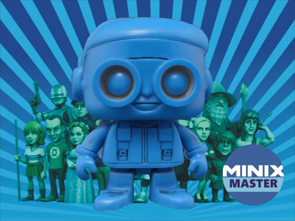 blue bob minix figure