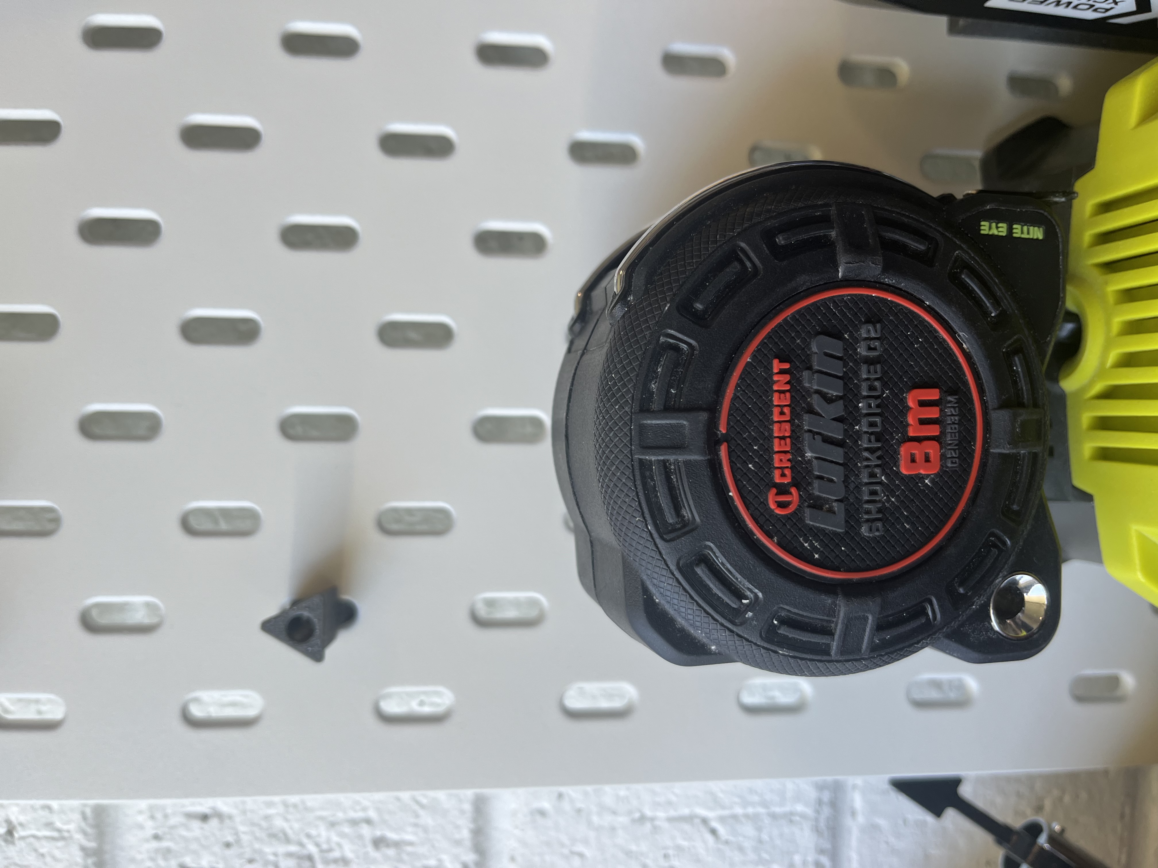 Skadis T-Nut Tape Measure Belt Clip; larger clip