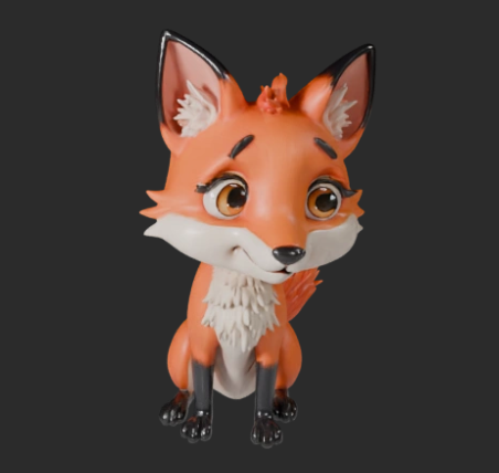 Cute Forest Fox