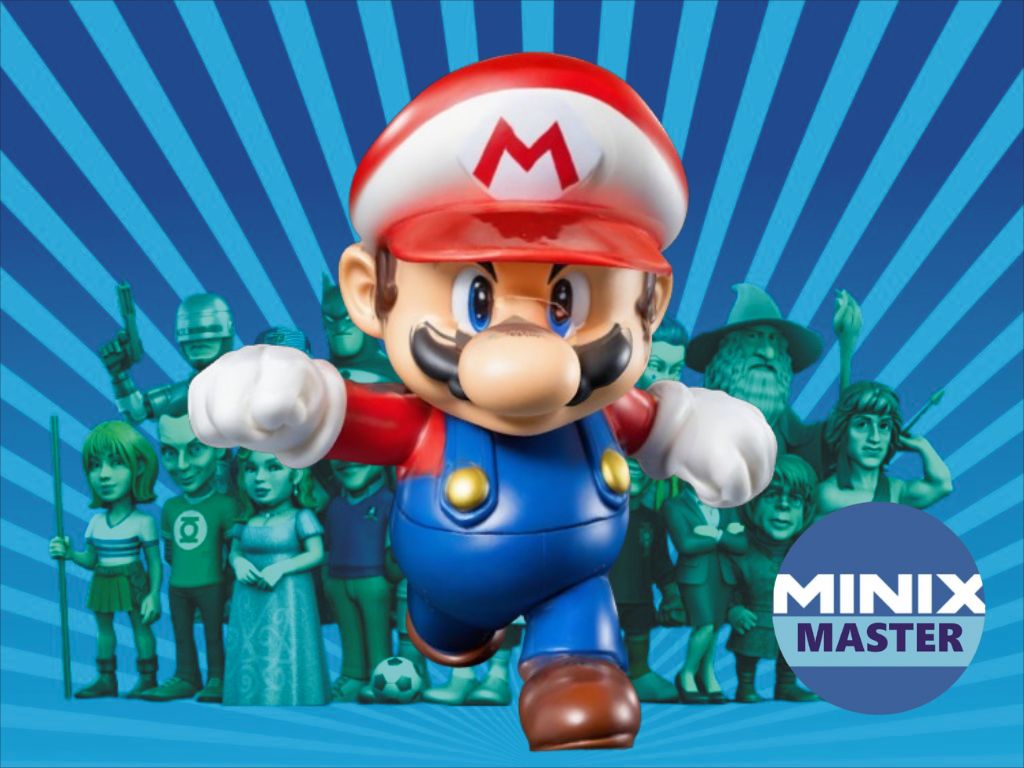 super mario minix figure