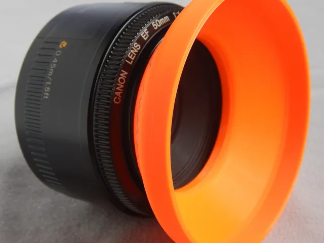 Canon Gegenlichtblende EF 50mm f1,8 II, Sonnenblende Störlichtblende Lens hood, sun visor, M52
