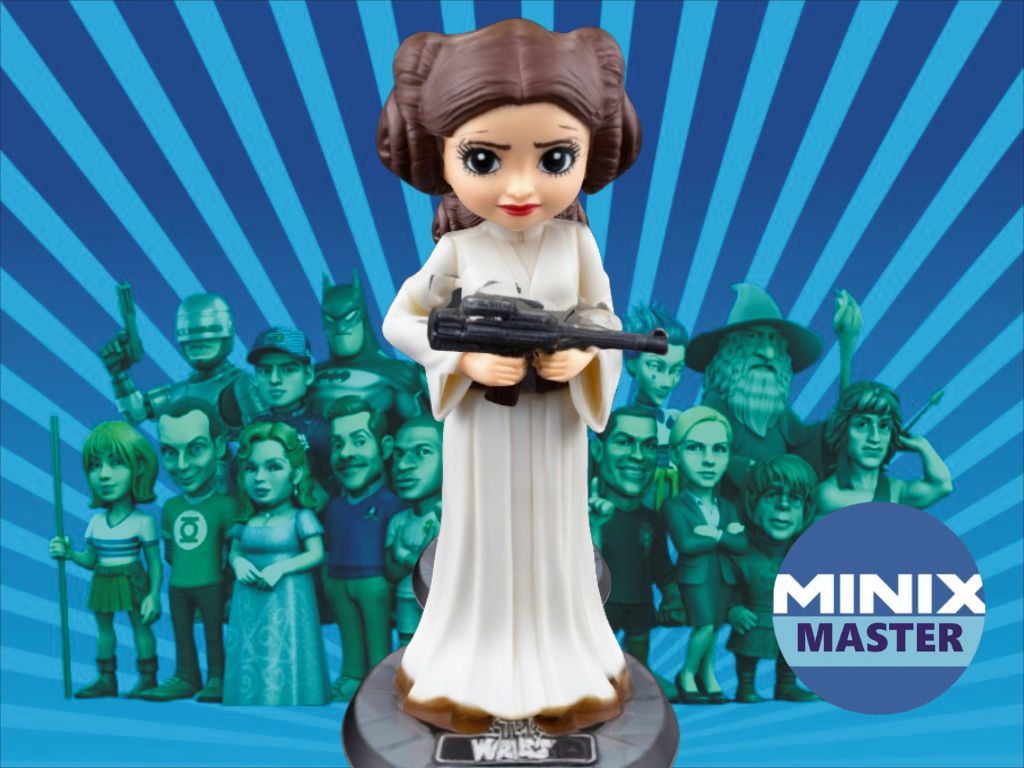 princess leia minix figure