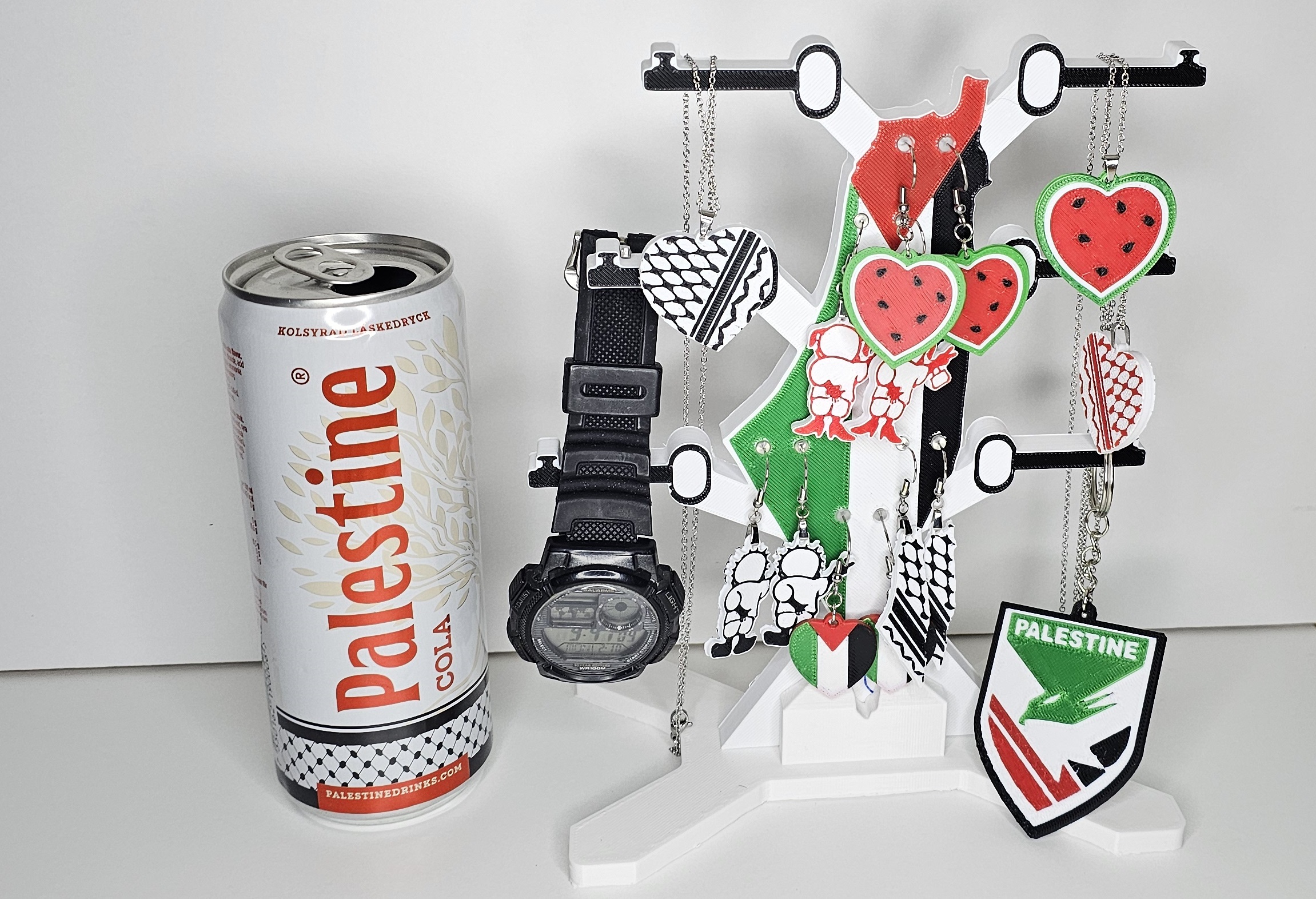 Jewelry organizer Palestine theme