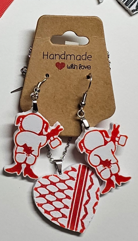 Handala girl jewelry set