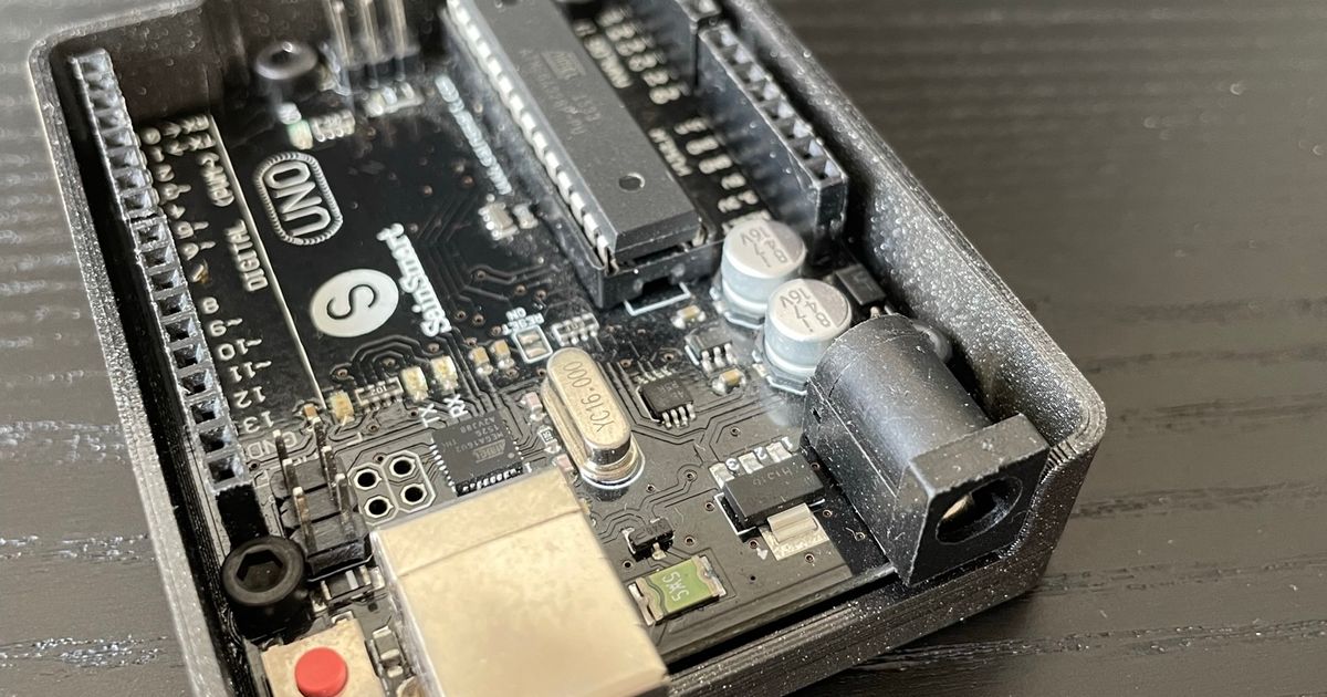 Simple Arduino Uno Case by Elod_HU | Download free STL model ...