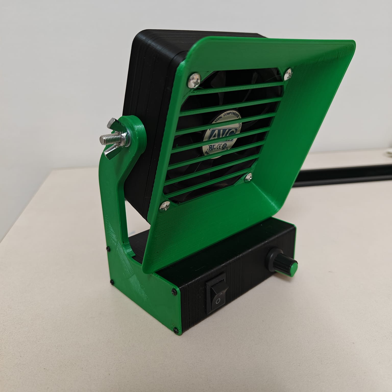 Soldering fume extractor (8020 fan)