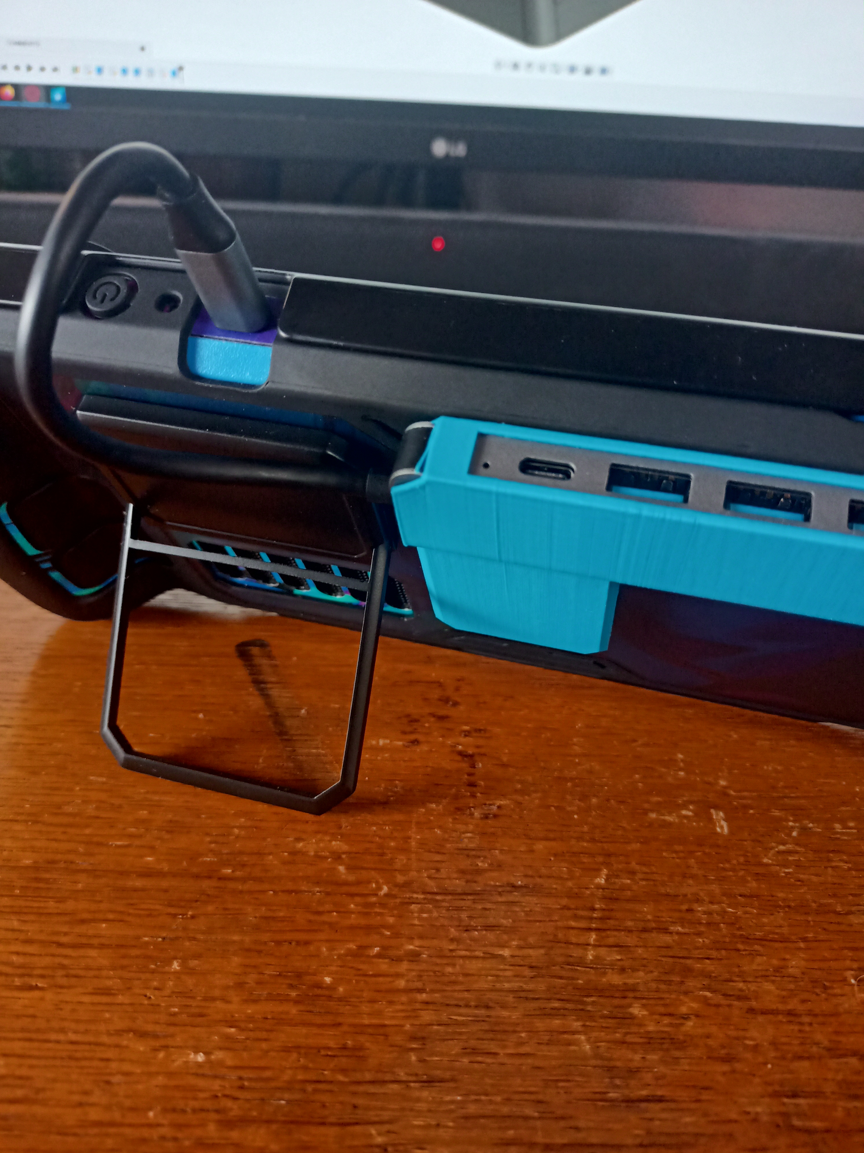 Steamdeck JSAUX modcase USB hub mount