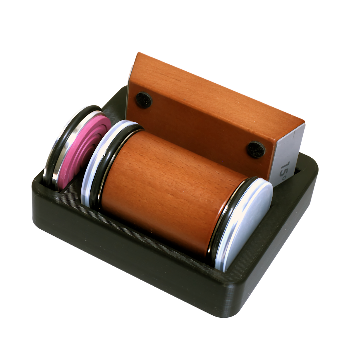 Roller sharpener rack