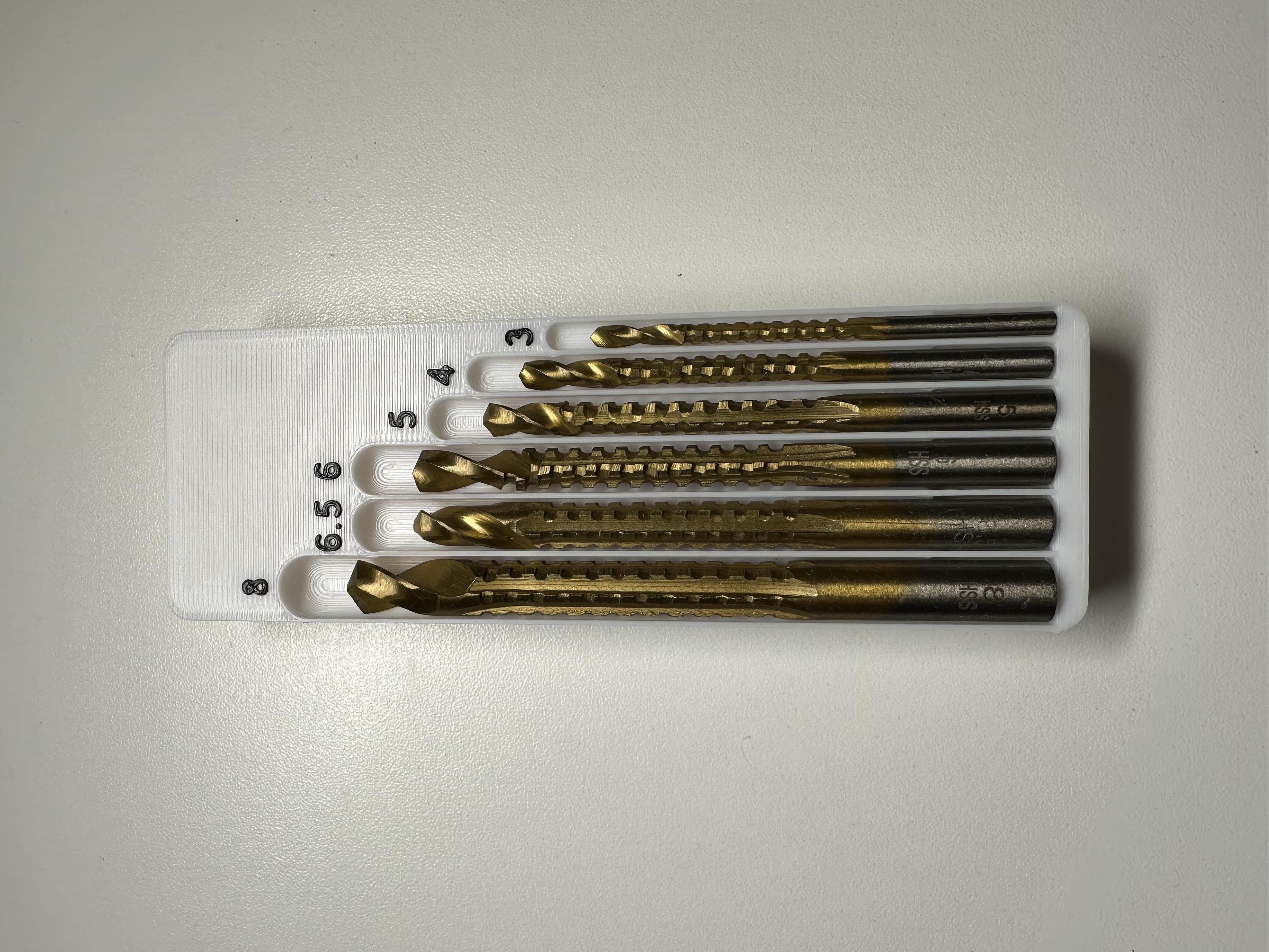 Gridfinity Drill Bit Holder