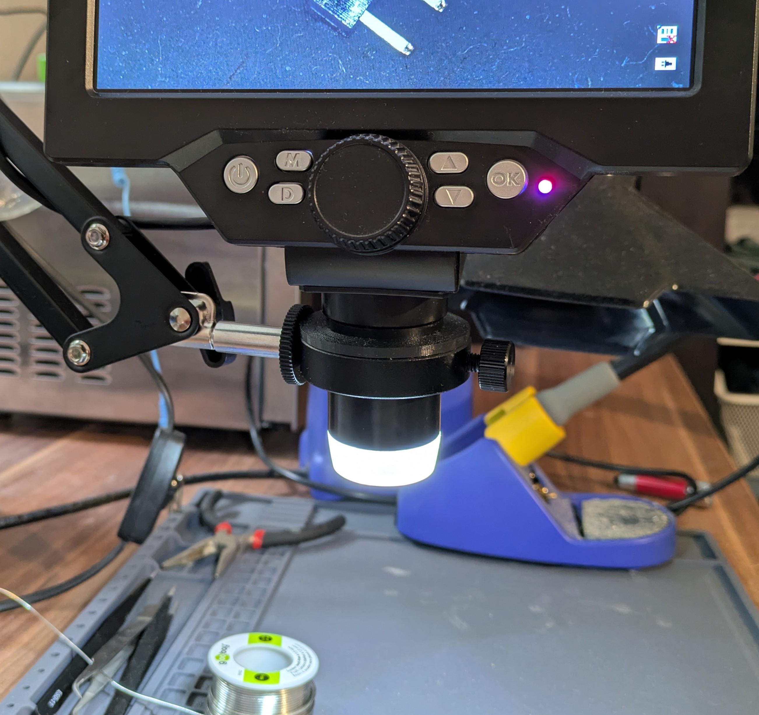 Mustool G1200D microscope holder adapter — miniatura 4