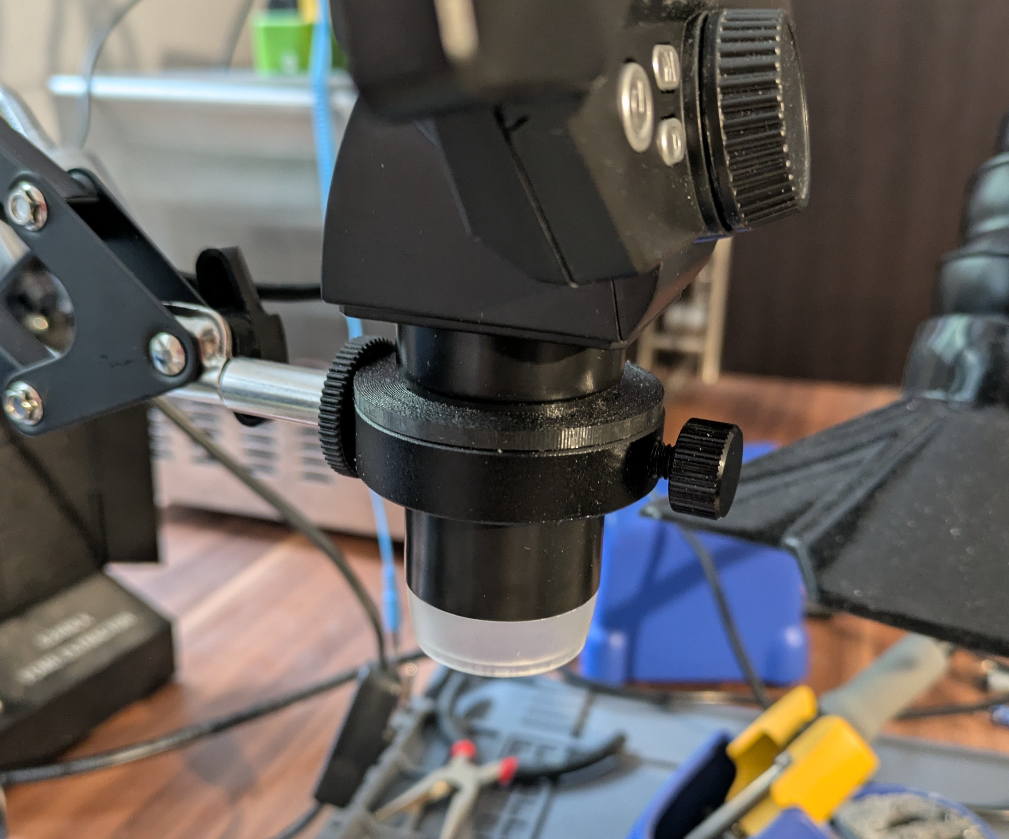 Mustool G1200D microscope holder adapter