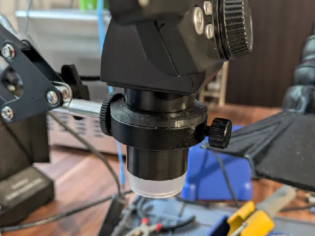 Mustool G1200D microscope holder adapter