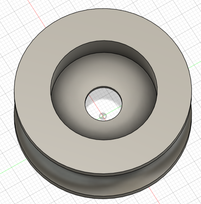 Miniatura 2 do modelo 3D Simple Pulley Wheel