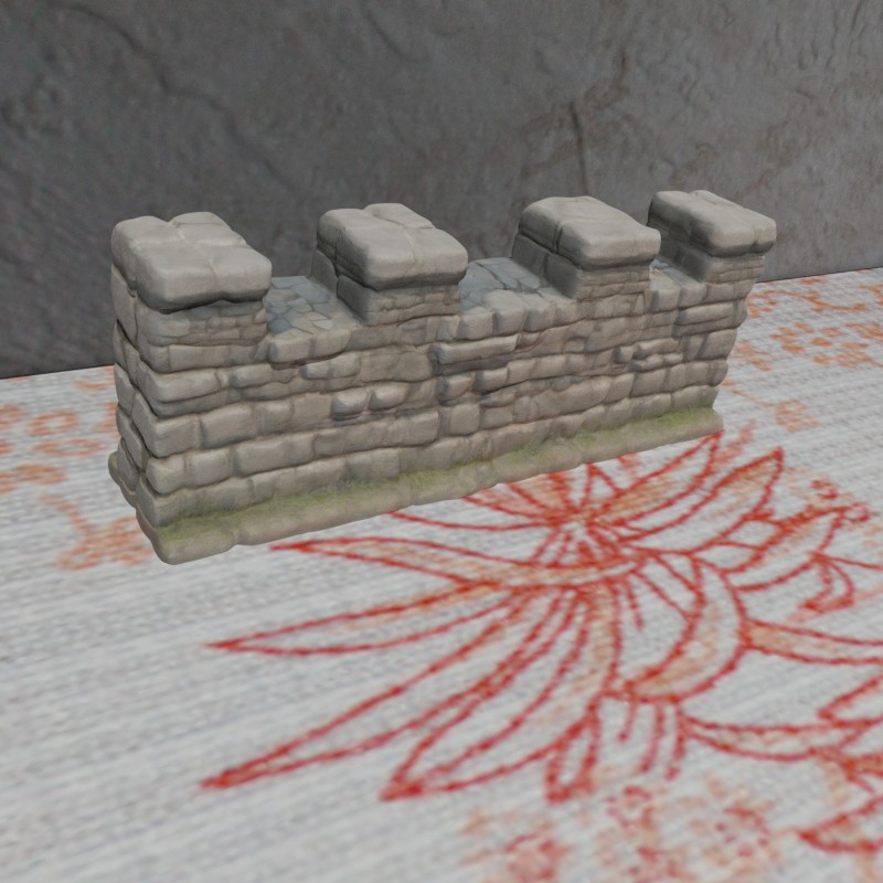 D&D 28mm Stone Wall fastprint
