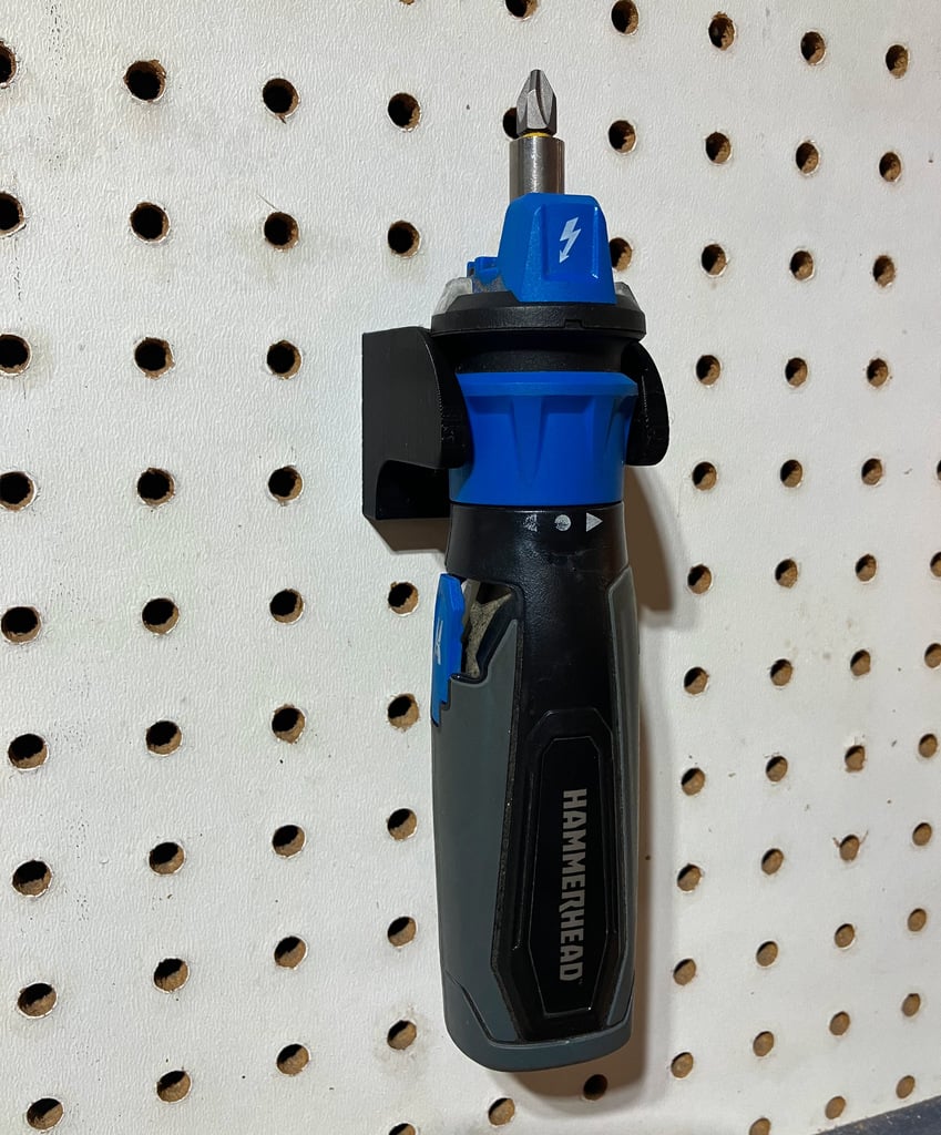 Hammerhead 4V Screwdriver Pegboard Holder