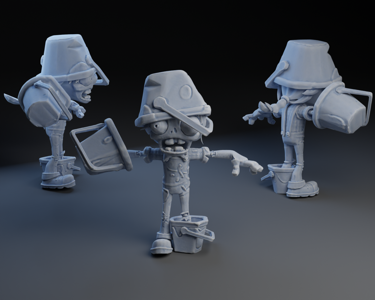Paint Can Zombie : Plants vs Zombies