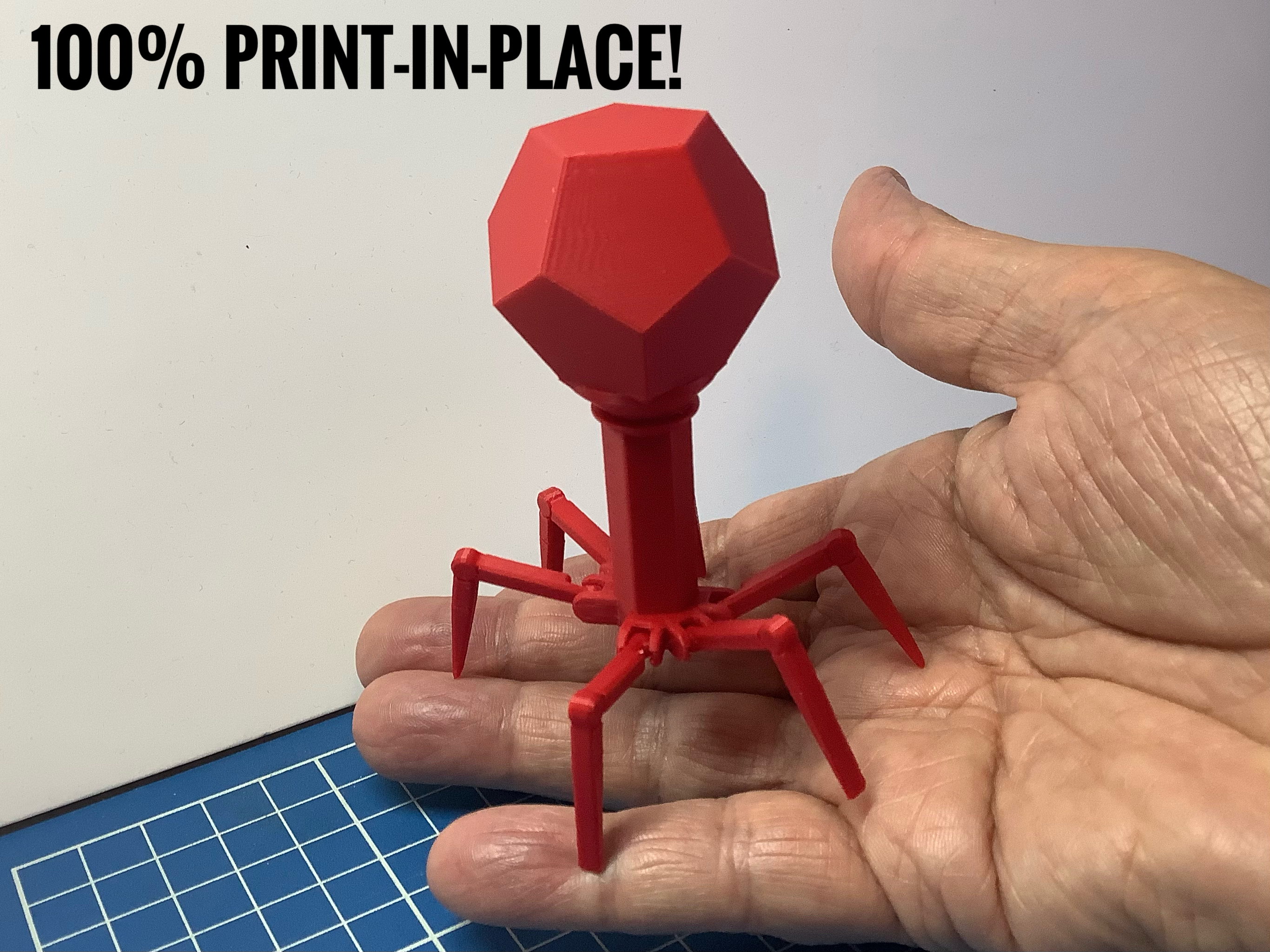 Bacteriophage robot