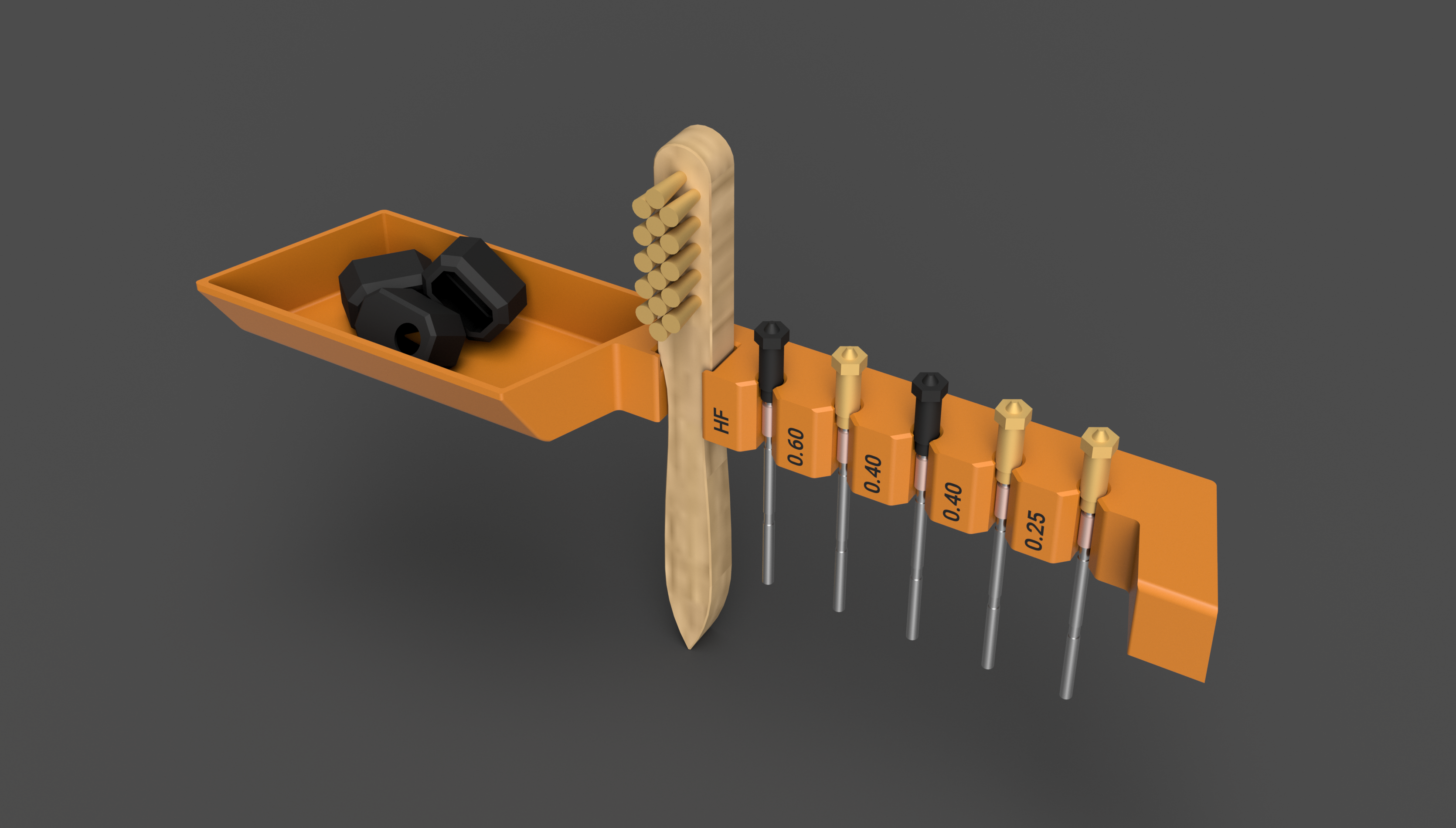 Nozzle Holder - for Core One Side Storage