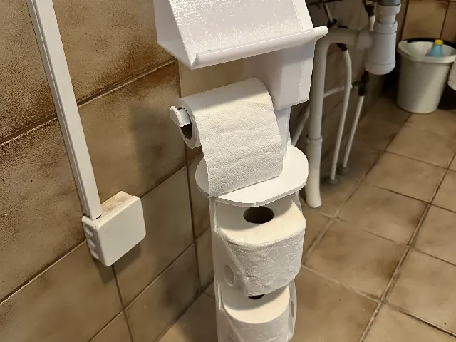 Toilet Roll Stand And Holder