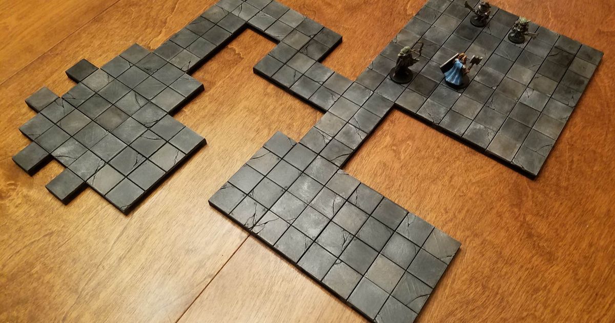 NoWalls Standard Dungeon Tiles (OpenLock/MagBall) by TheRooster