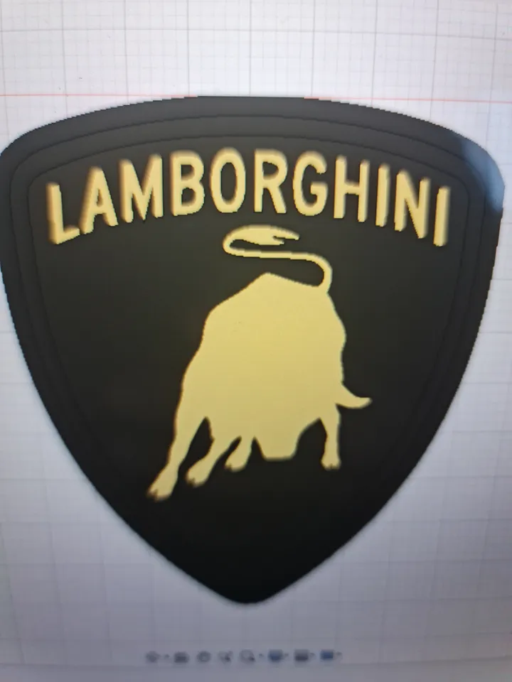 Lamborghini Logo por AYTECH | Descargar modelo STL gratuito 