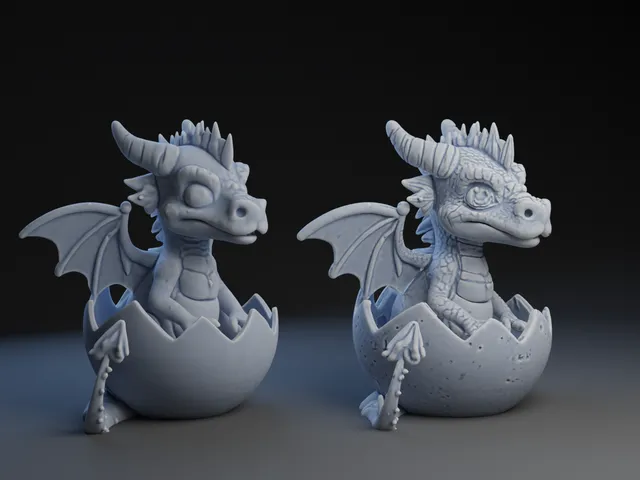PSA: State of AI : Dragon Egg : With and without Displacement