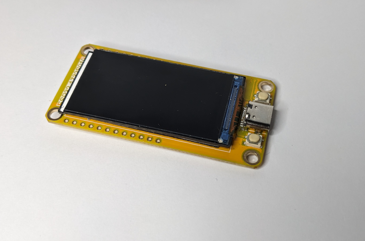 Snap case for a two button esp32 1732S019 display.