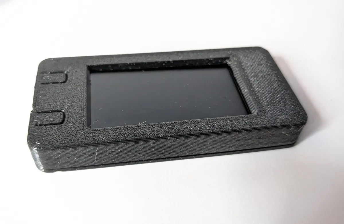 Snap case for a two button esp32 1732S019 display. by borken