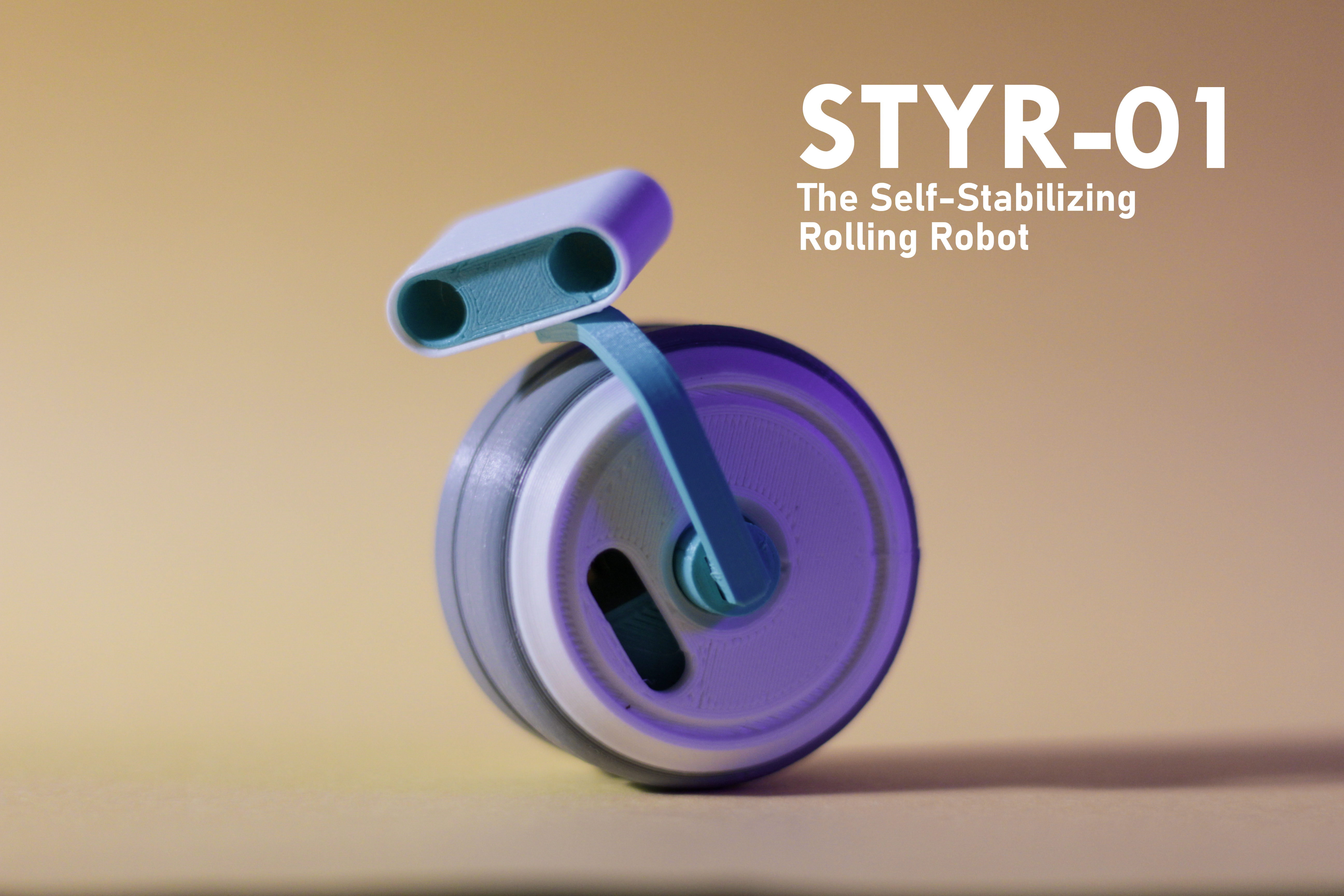 STYR-01: The Self-Stabilizing Rolling Robot