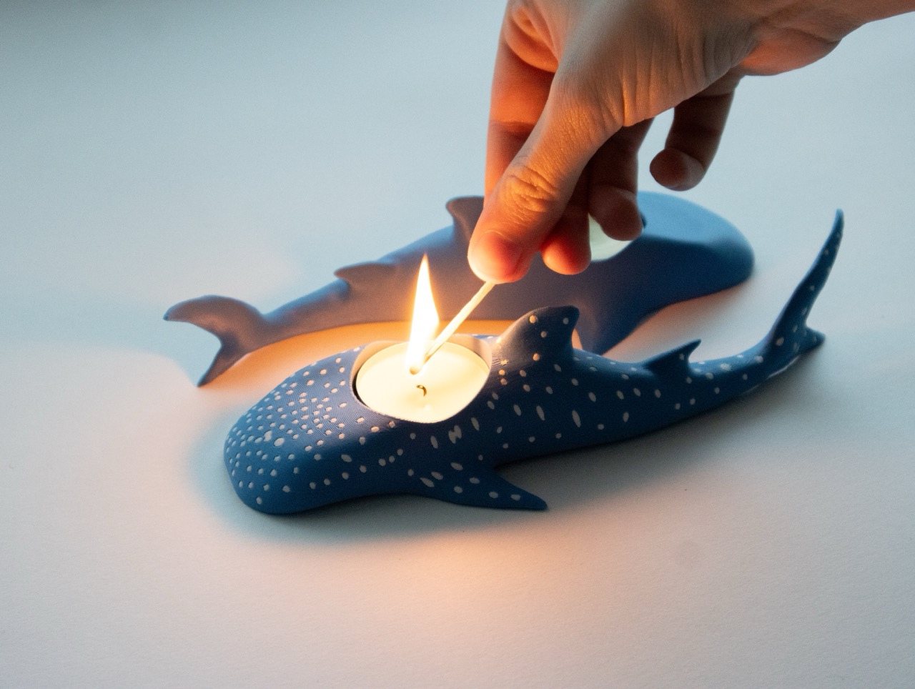 Whale Shark Candle Holder - Aquatic Life Series
