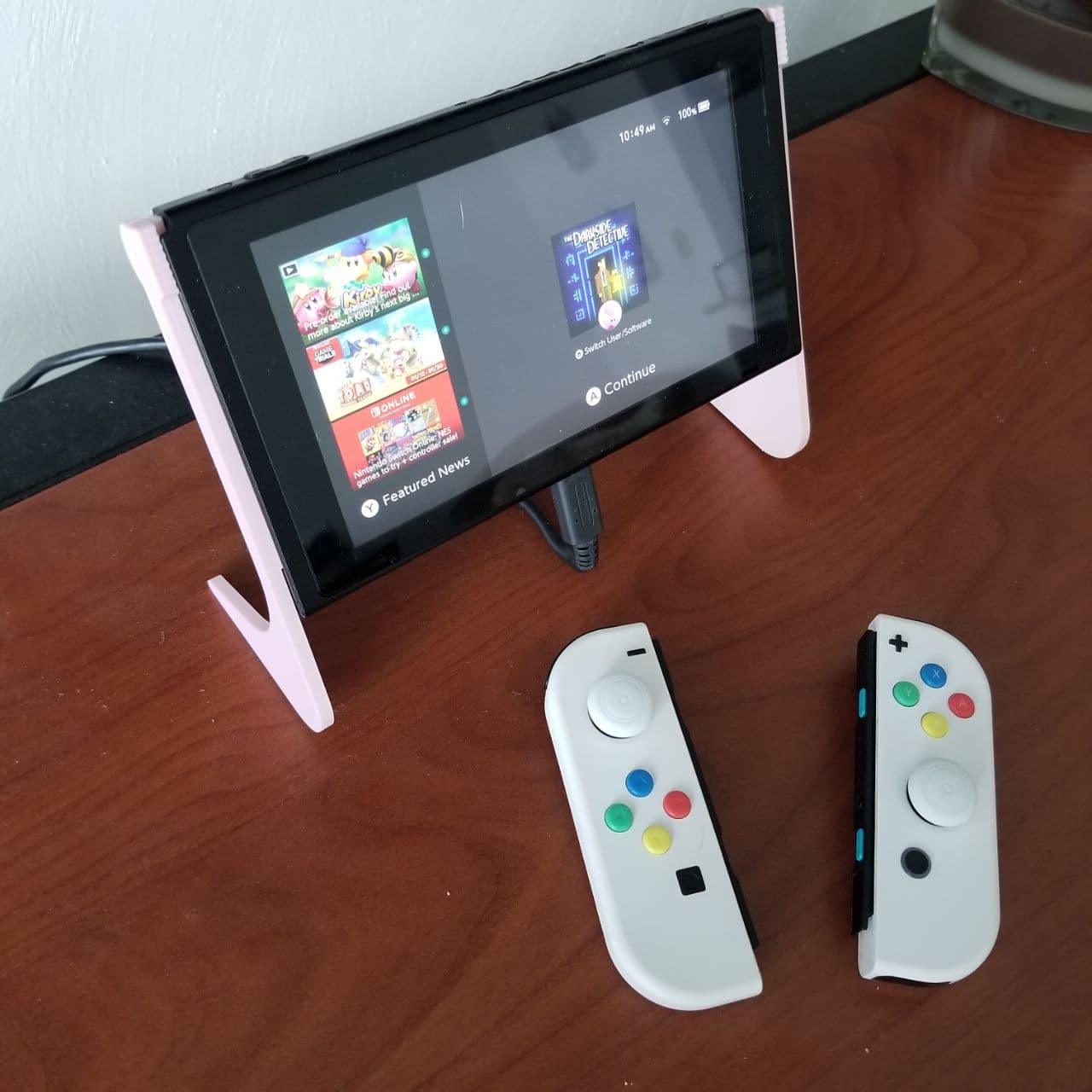Nintendo Switch Joycon Rail Stand (and Attachment STP)